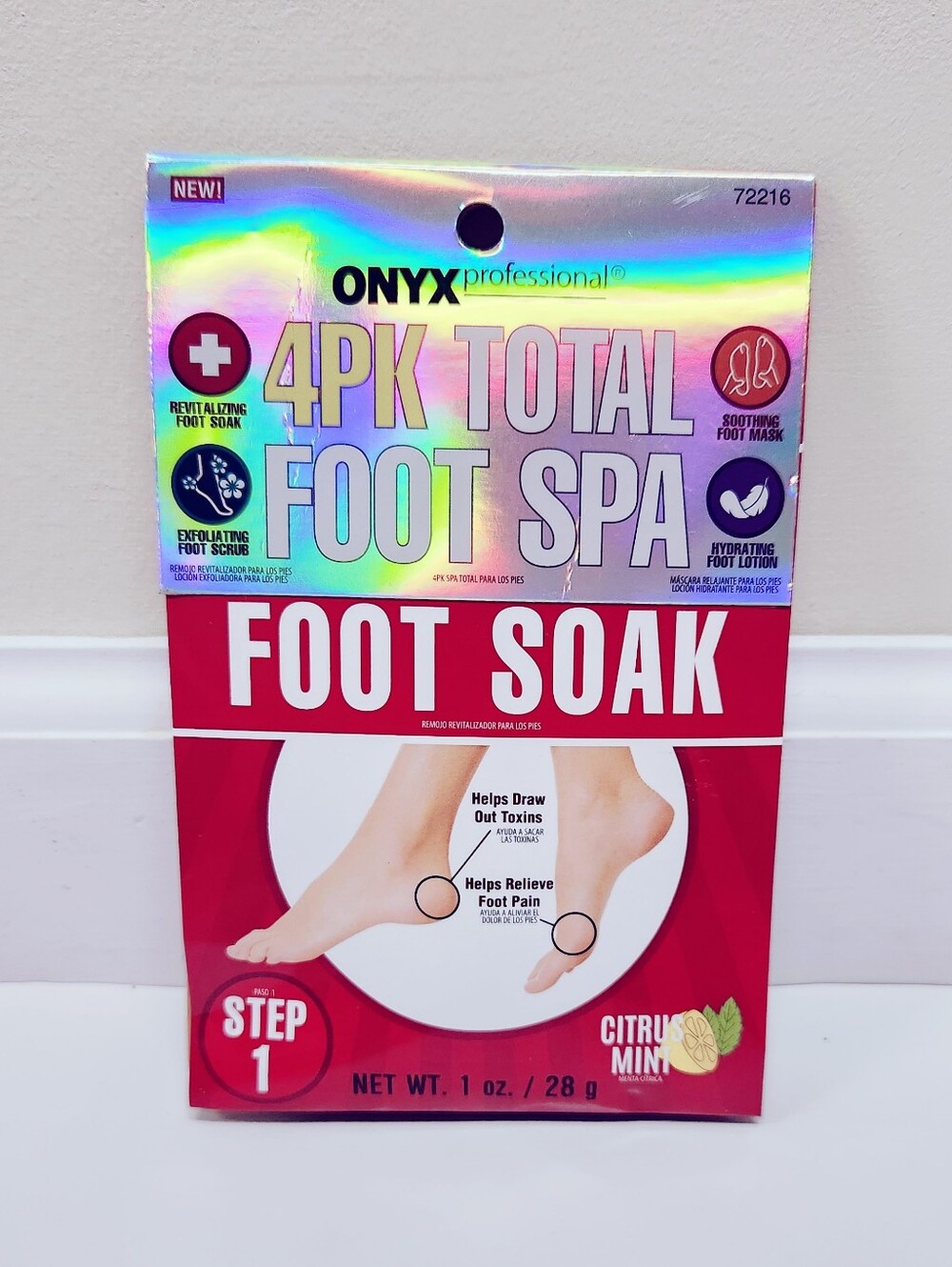 🔮3/$15 Onyx Professional 4 Pack Foot Spa